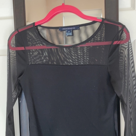 French Connection Allie Mesh Bodysuit - Picture 6 of 7